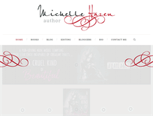 Tablet Screenshot of michellehazenbooks.com